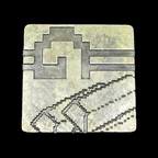 Pixel Art Legendary Metal Gold Coin