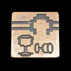 Pixel Art Legendary Copper Coin