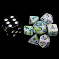 TDSO Splatter - Modern Art MINI 10mm 7 Dice Polyset