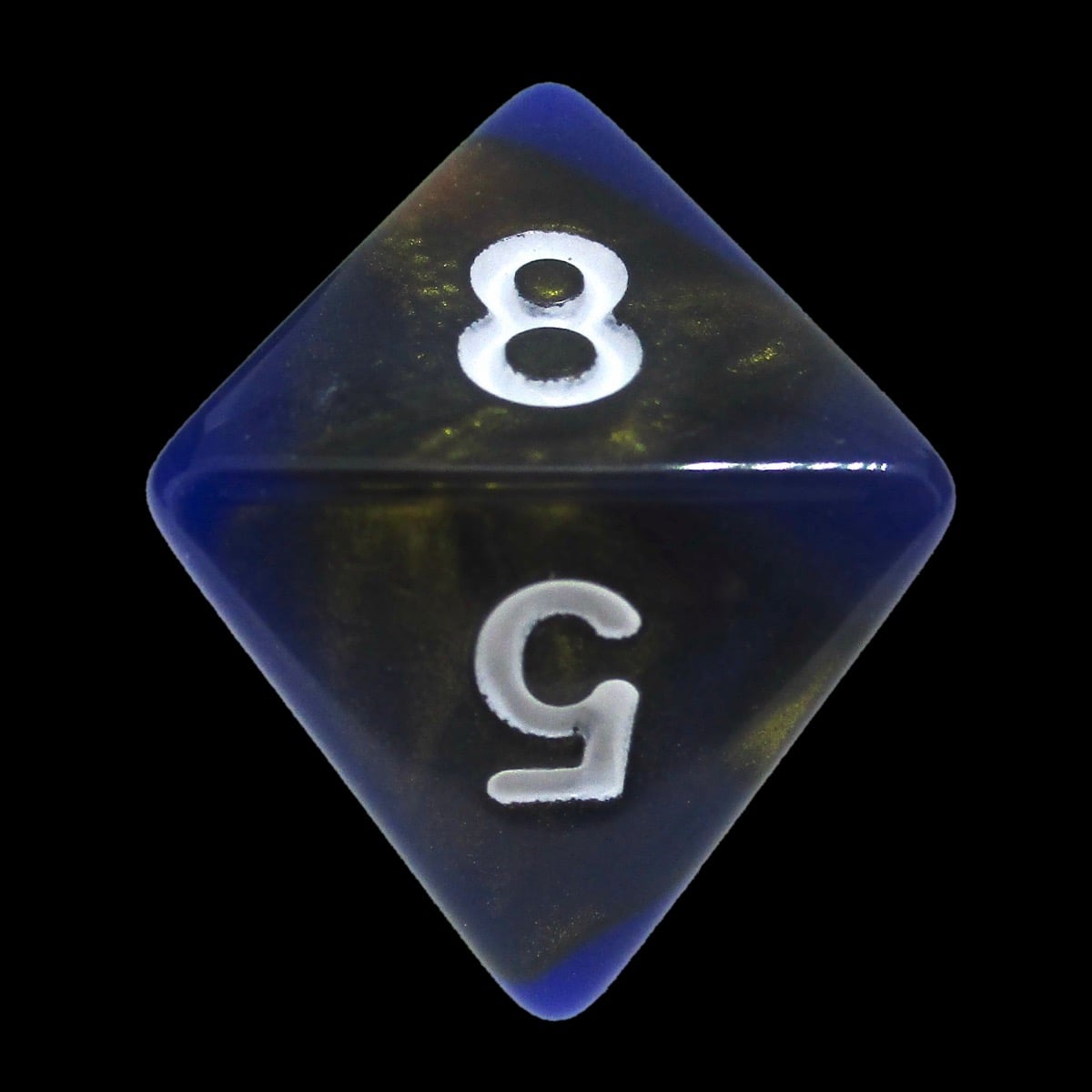 TDSO Duel Blue & Bronze D8 Dice