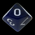 TDSO Duel Blue & Bronze D10 Dice