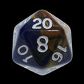 TDSO Duel Blue & Bronze D20 Dice