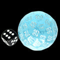 TDSO Cannonball Gem Teal HUGE 45mm D100 Dice