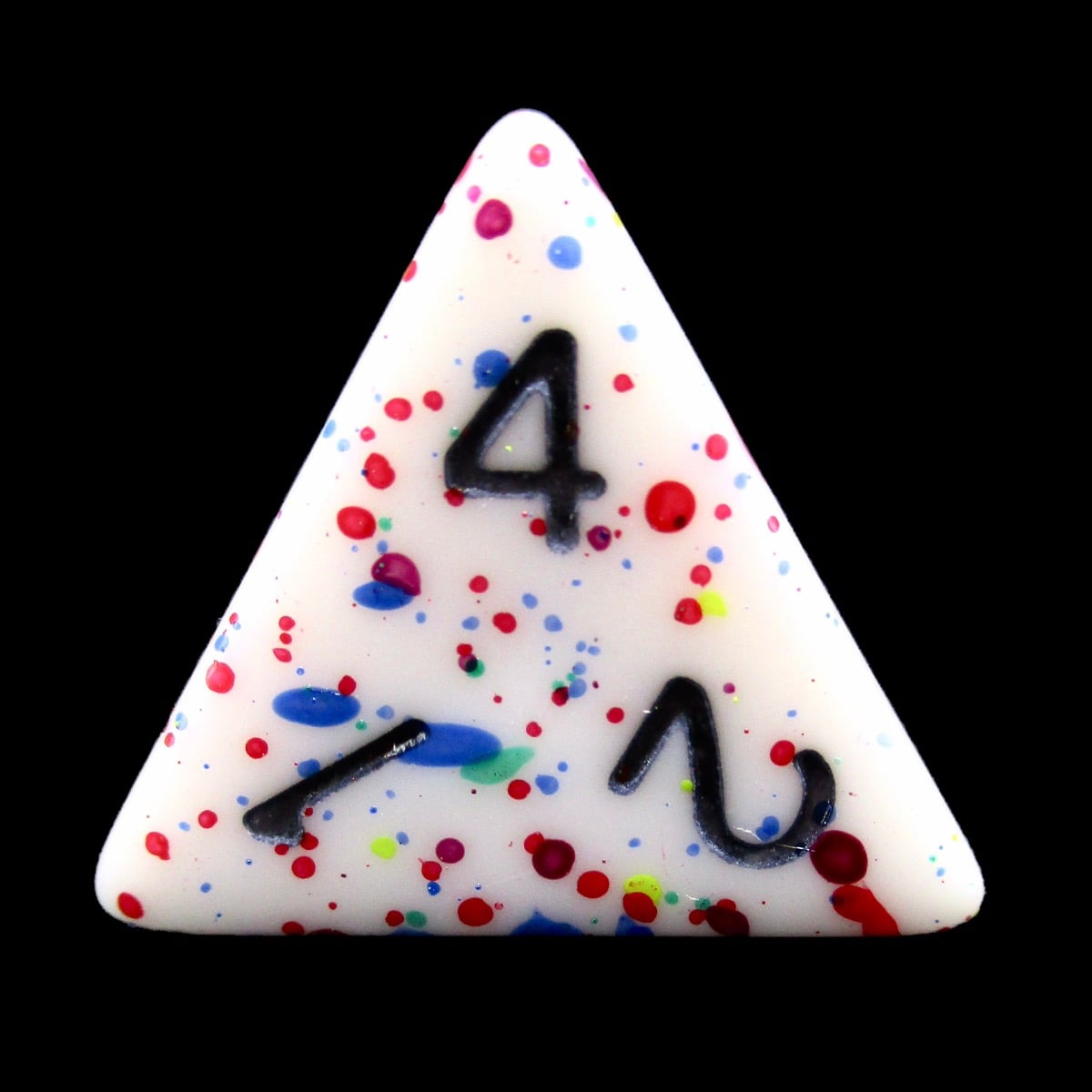 TDSO Splatter - Modern Art D4 Dice