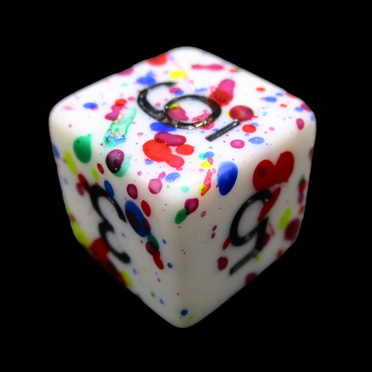 TDSO Splatter - Modern Art D6 Dice
