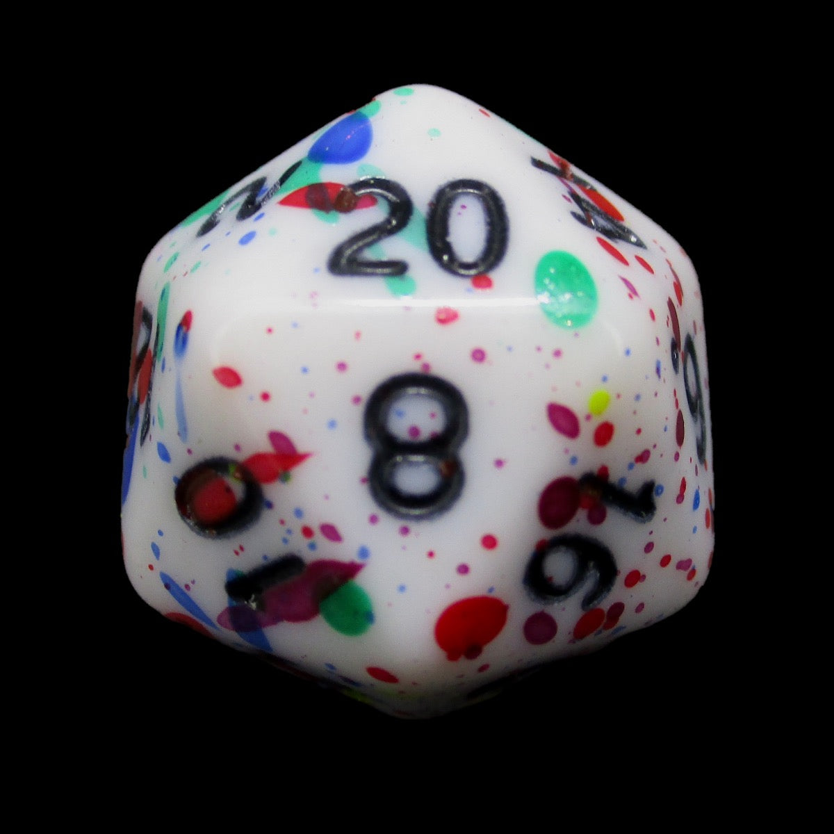 TDSO Splatter - Modern Art D20 Dice