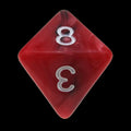 TDSO Duel Black & Red With White D8 Dice