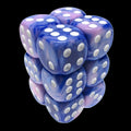TDSO Duel Blue & Pink 12 x D6 Dice Set