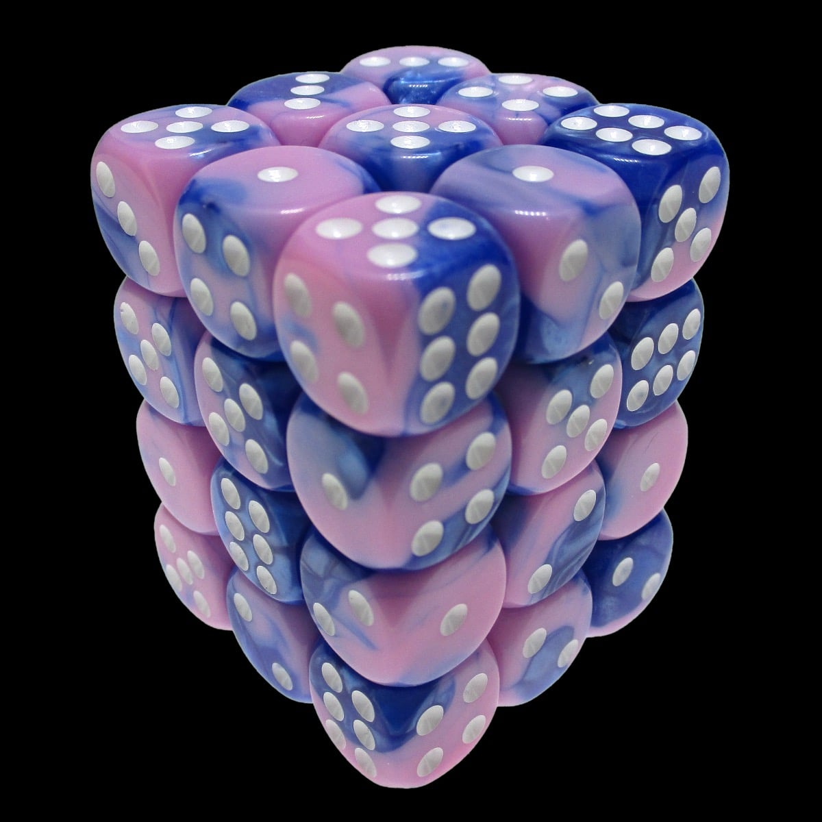 TDSO Duel Blue & Pink 36 x D6 Dice Set