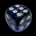 TDSO Duel Blue & Steel 16mm D6 Spot Dice
