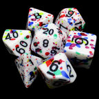 TDSO Splatter - Modern Art 7 Dice Polyset