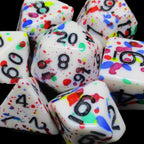TDSO Splatter - Modern Art 7 Dice Polyset