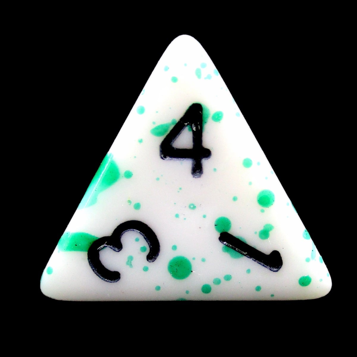 TDSO Splatter - Goblin Blood D4 Dice
