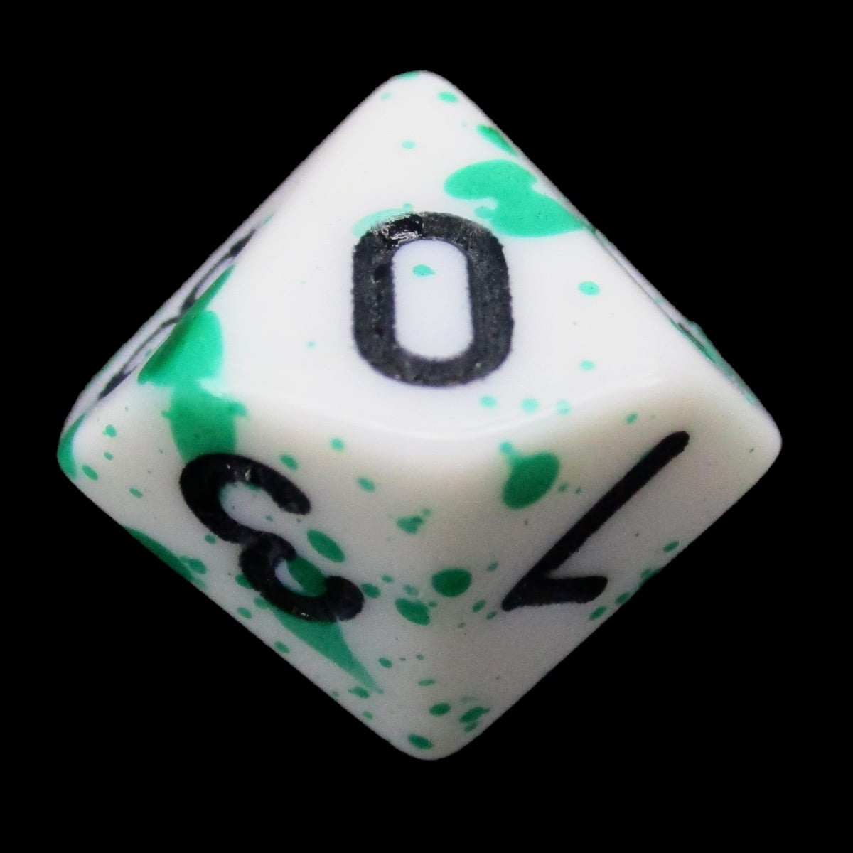 TDSO Splatter - Goblin Blood D10 Dice