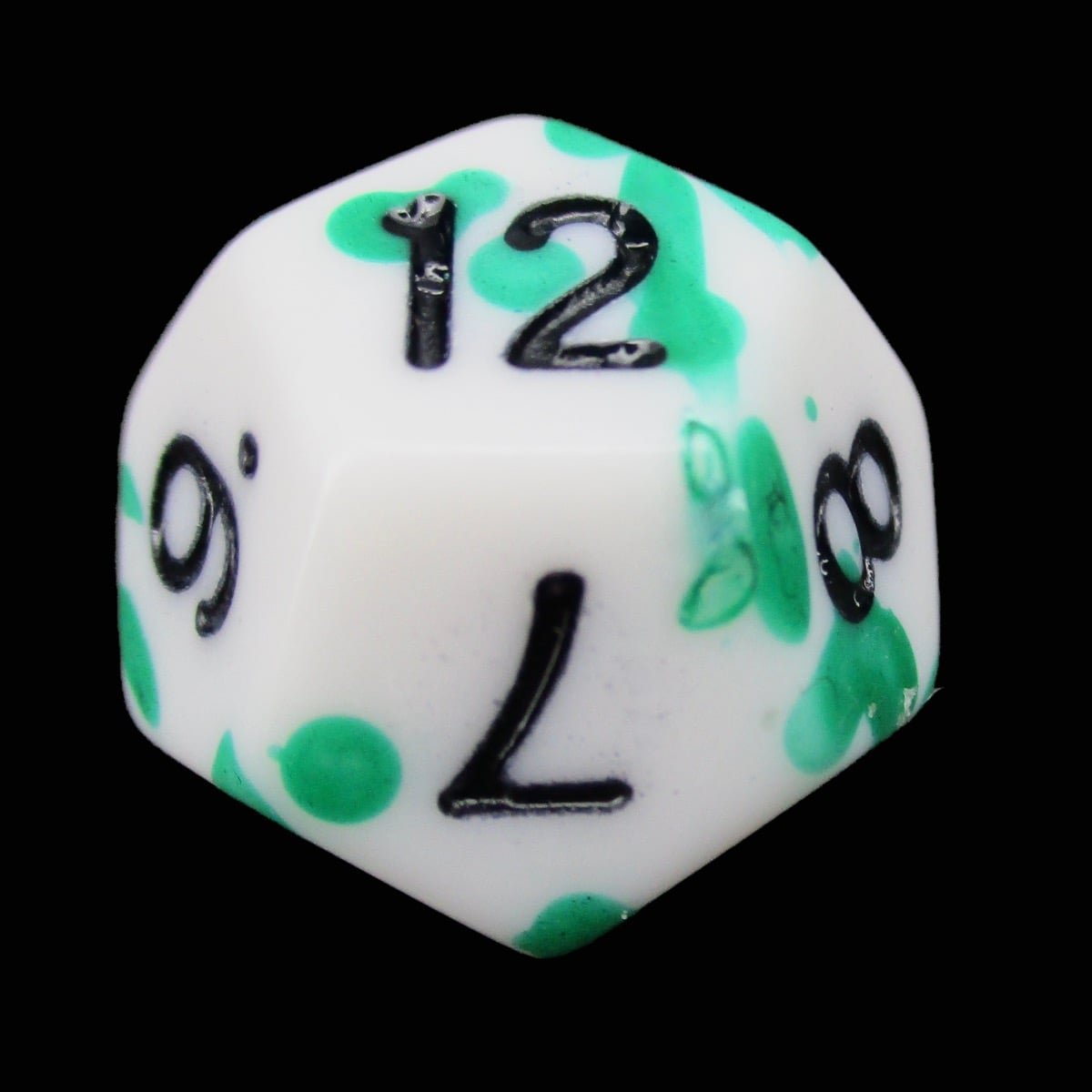 TDSO Splatter - Goblin Blood D12 Dice