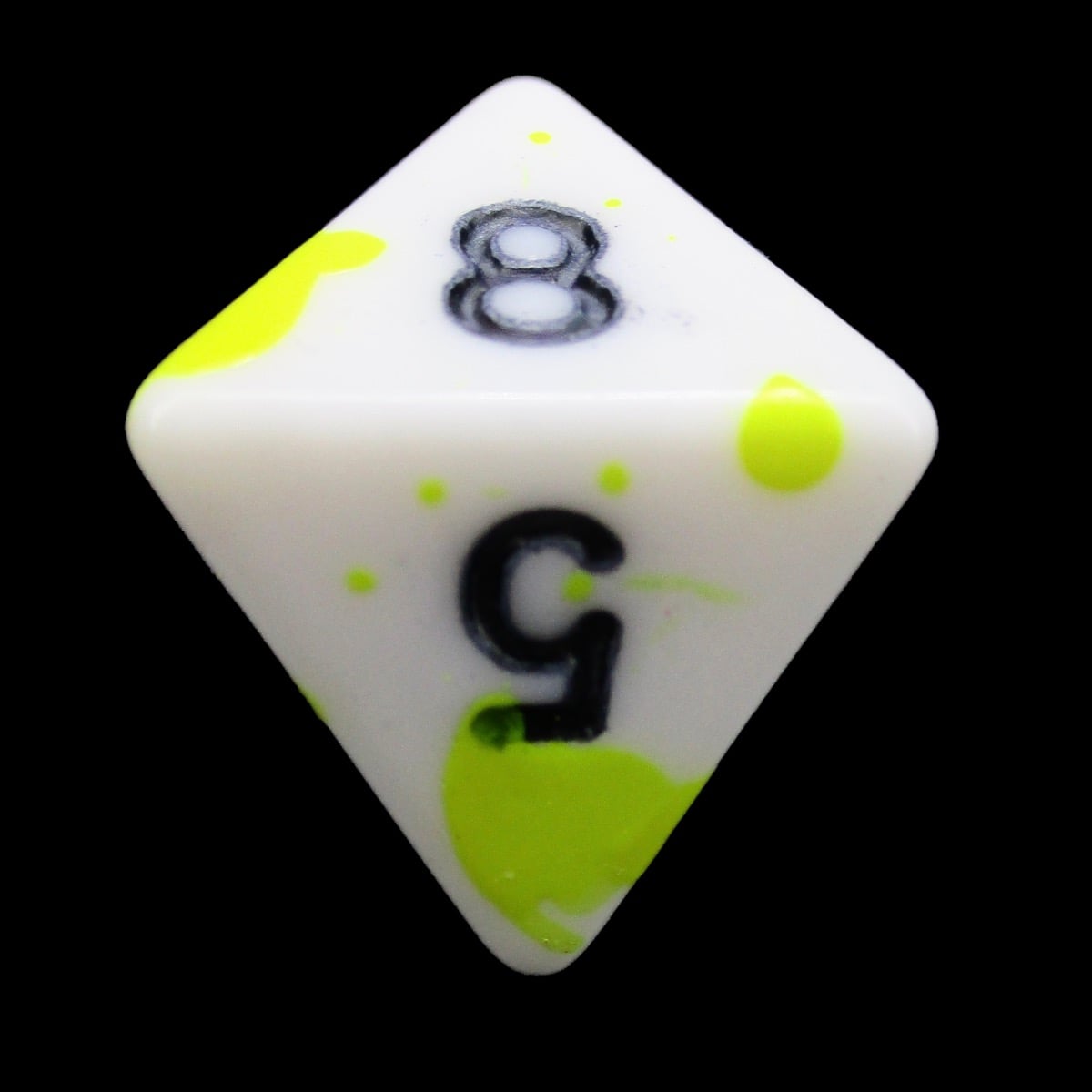 TDSO Splatter - Radioactive D8 Dice