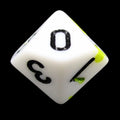 TDSO Splatter - Radioactive D10 Dice
