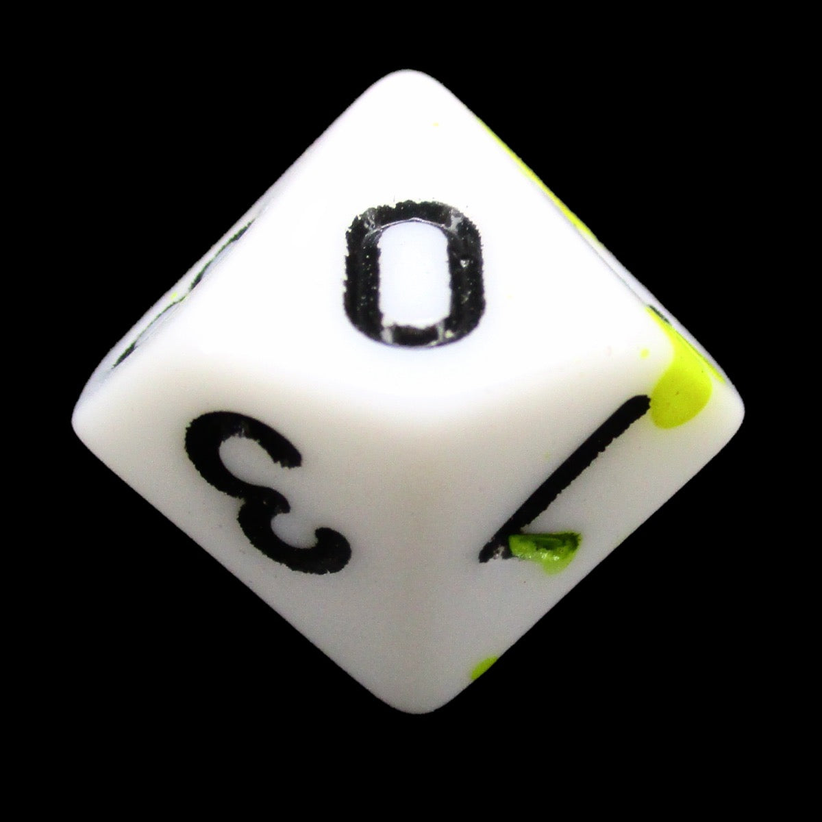 TDSO Splatter - Radioactive D10 Dice