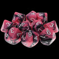 TDSO Duel Black & Pink 10 x D10 Dice Set