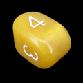 Role 4 Initiative Marble Caramel Arch D4 Dice