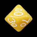 Role 4 Initiative Marble Caramel Percentile Dice