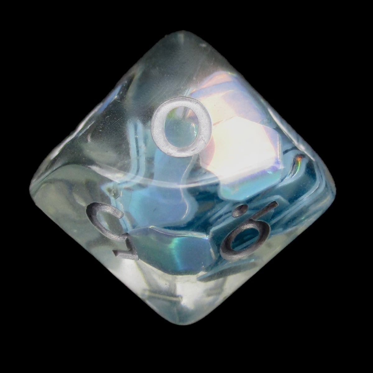 TDSO Blue Dragon Scale D10 Dice
