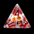 TDSO Encased Skull Bone & Red D4 Dice