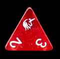 TDSO Light Unicorn D4 Dice