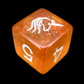 TDSO Light Unicorn D6 Dice