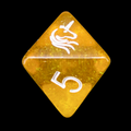 TDSO Light Unicorn D8 Dice