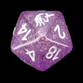 TDSO Dark Unicorn D20 Dice