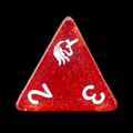 TDSO Dark Unicorn D4 Dice