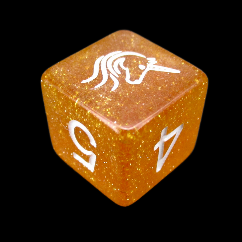 TDSO Dark Unicorn D6 Dice