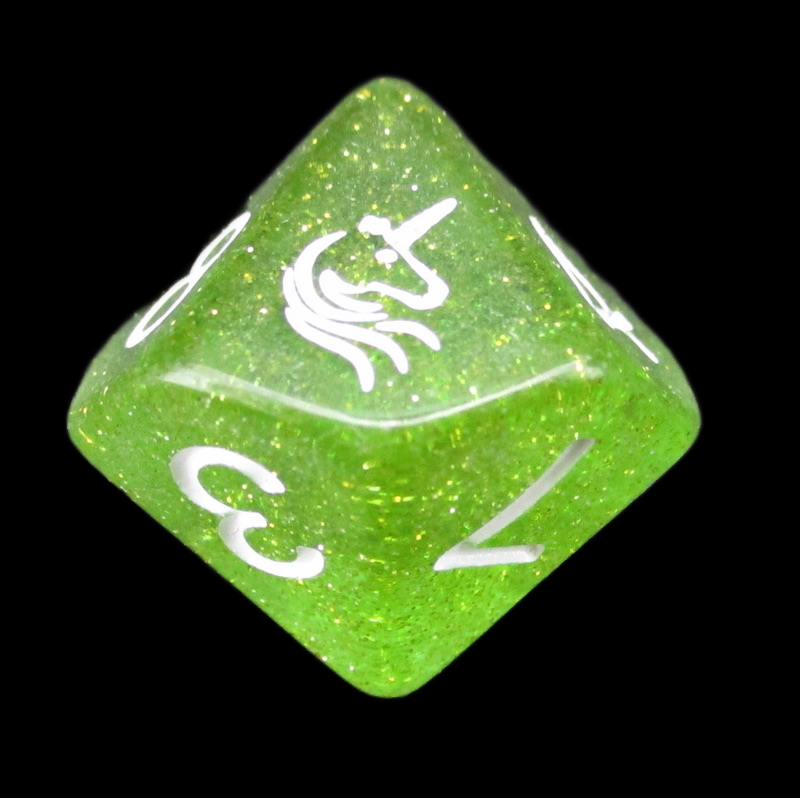 TDSO Dark Unicorn D10 Dice