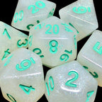 TDSO Ultra Glitter Green 7 Dice Polyset
