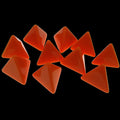 TDSO Opaque Blank Orange 16mm 10 x D4 Dice Set