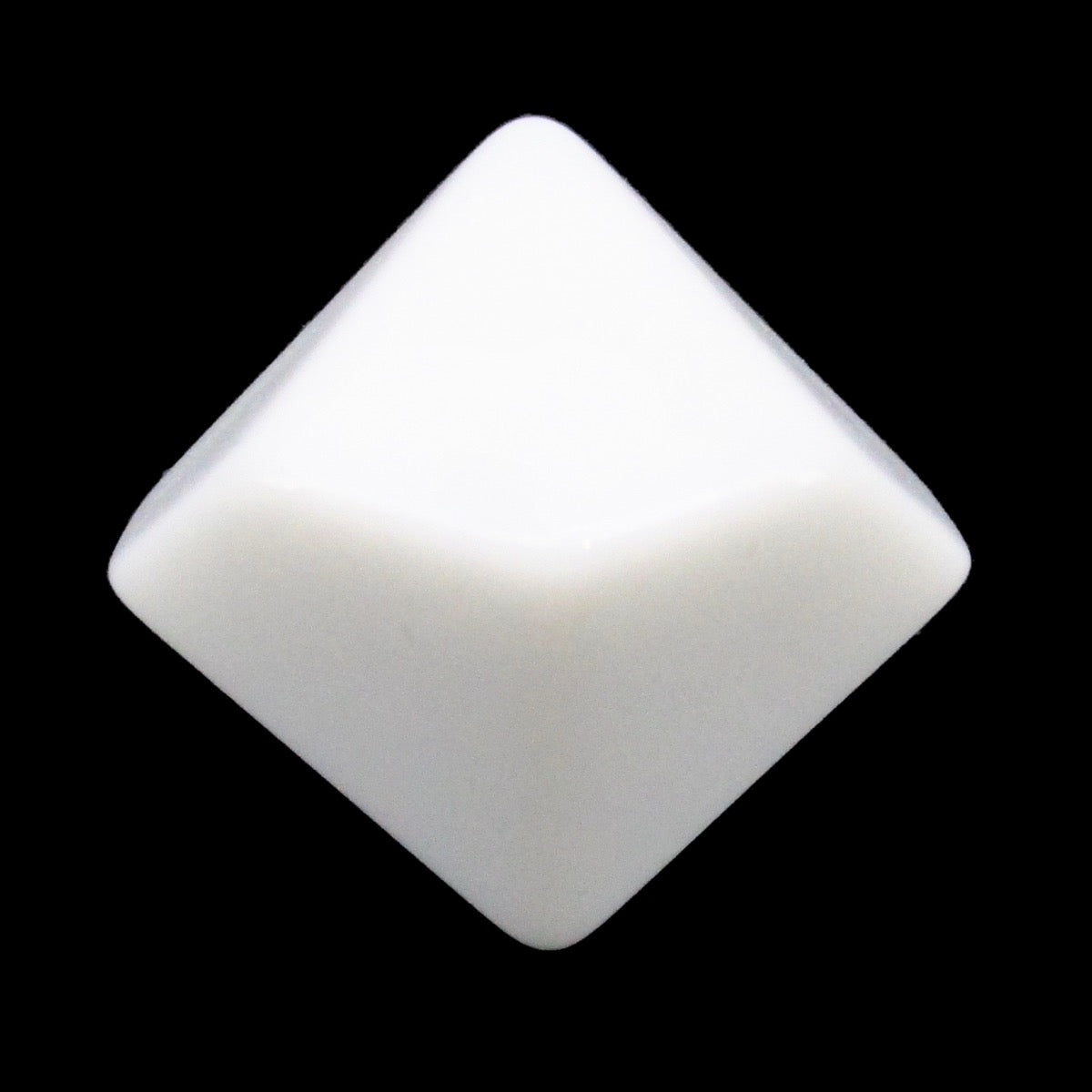 TDSO Opaque Blank White D10 Dice