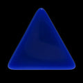 TDSO Opaque Blank Blue D4 Dice