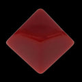TDSO Opaque Blank Red D10 Dice