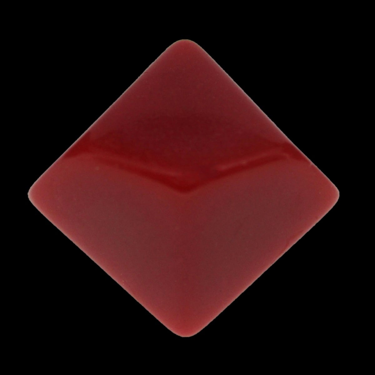 TDSO Opaque Blank Red D10 Dice