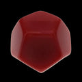 TDSO Opaque Blank Red D12 Dice