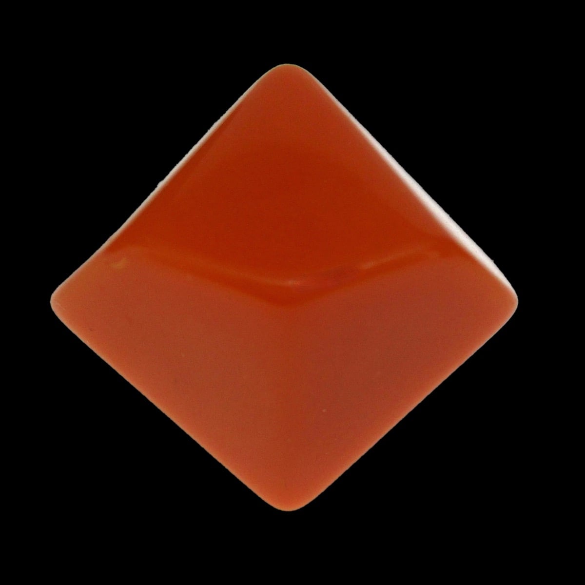 TDSO Opaque Blank Orange D10 Dice