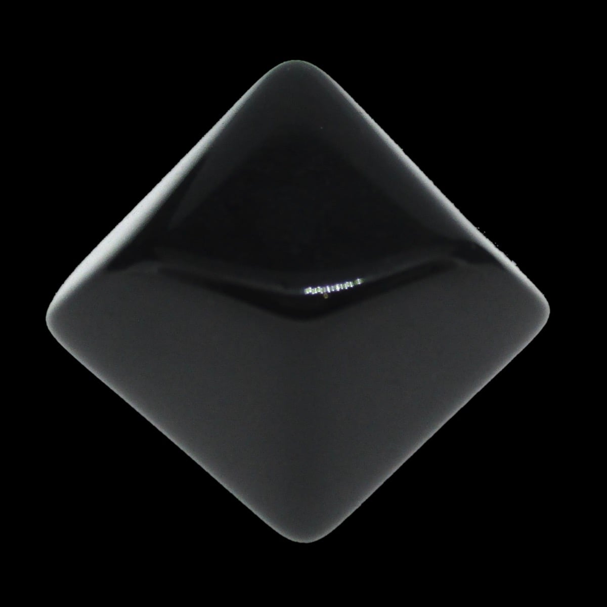 TDSO Opaque Blank Black D10 Dice