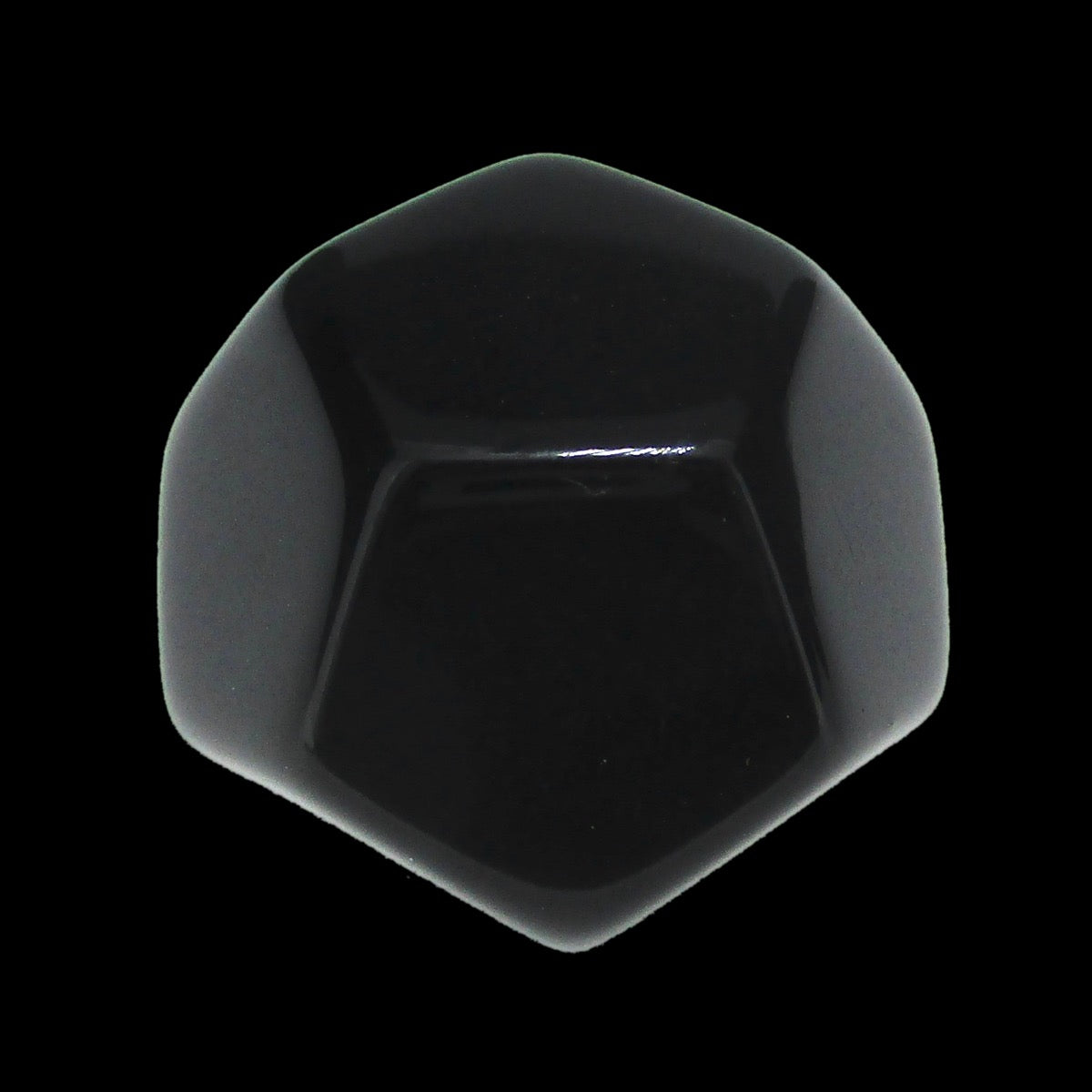 TDSO Opaque Blank Black D12 Dice