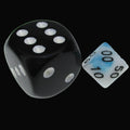 TDSO Duel Teal & White MINI 10mm Percentile Dice