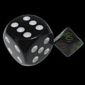 TDSO Duel Black & Green MINI 10mm Percentile Dice