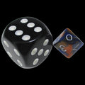 TDSO Duel Blue & Orange MINI 10mm D10 Dice