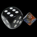 TDSO Duel Blue & Orange MINI 10mm Percentile Dice