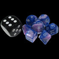 TDSO Duel Blue & Pink MINI 10mm 7 Dice Polyset