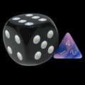 TDSO Duel Blue & Pink MINI 10mm D4 Dice